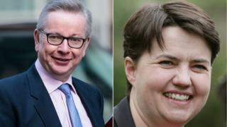 Michael Gove and Ruth Davidson